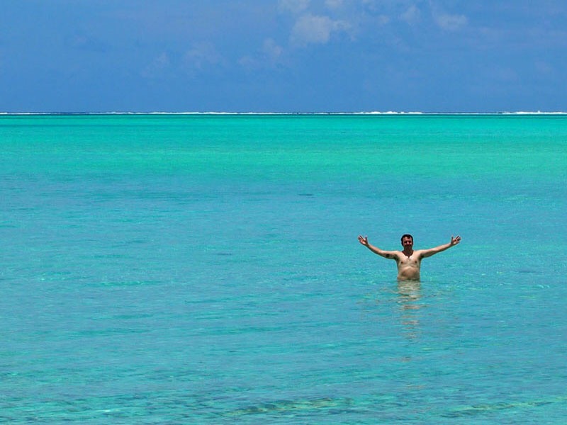 Belly up in Bora Bora